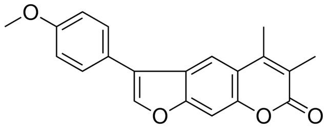 3-(4-METHOXY-PHENYL)-5,6-DIMETHYL-FURO(3,2-G)CHROMEN-7-ONE