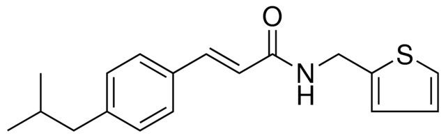 3-(4-ISOBUTYL-PHENYL)-N-THIOPHEN-2-YLMETHYL-ACRYLAMIDE