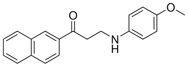 3-(4-METHOXYANILINO)-1-(2-NAPHTHYL)-1-PROPANONE