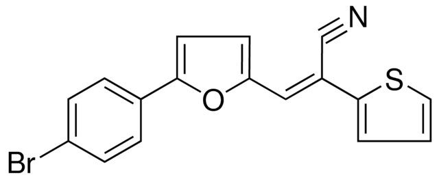 3-(5-(4-BROMOPHENYL)-2-FURYL)-2-(2-THIENYL)ACRYLONITRILE