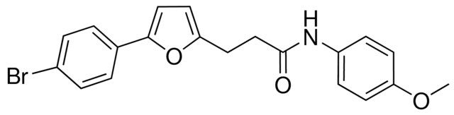 3-(5-(4-BROMOPHENYL)-2-FURYL)-N-(4-METHOXYPHENYL)PROPANAMIDE