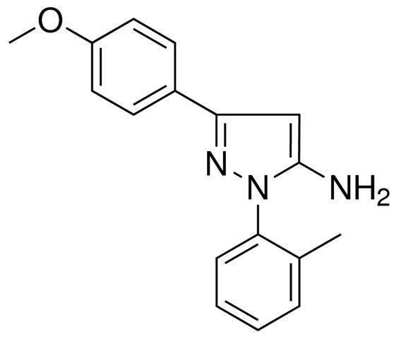 3-(4-METHOXYPHENYL)-1-(2-METHYLPHENYL)-1H-PYRAZOL-5-AMINE