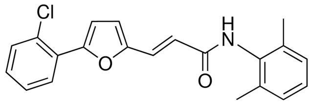 3-(5-(2-CHLOROPHENYL)-2-FURYL)-N-(2,6-DIMETHYLPHENYL)-2-PROPENAMIDE