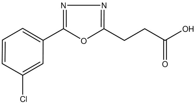 3-(5-(3-Chlorophenyl)-1,3,4-oxadiazol-2-yl)propanoic acid