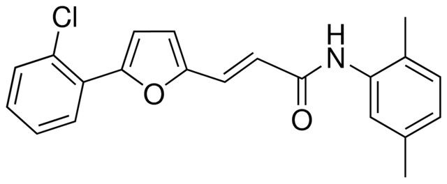 3-(5-(2-CHLOROPHENYL)-2-FURYL)-N-(2,5-DIMETHYLPHENYL)-2-PROPENAMIDE