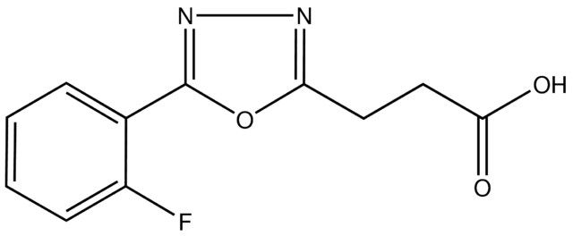 3-(5-(2-Fluorophenyl)-1,3,4-oxadiazol-2-yl)propanoic acid