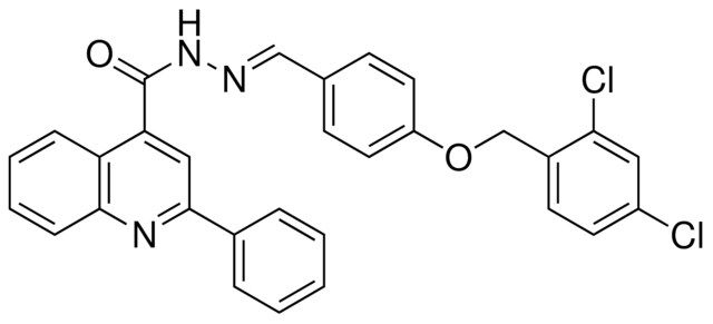 2-PH-QUINOLINE-4-CARBOXYLIC ACID (4-(2,4-DI-CL-BENZYLOXY)-BENZYLIDENE)-HYDRAZIDE