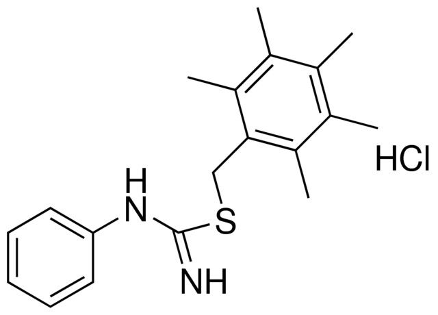 2-PENTAMETHYLBENZYL-3-PHENYL-2-THIOPSEUDOUREA HYDROCHLORIDE