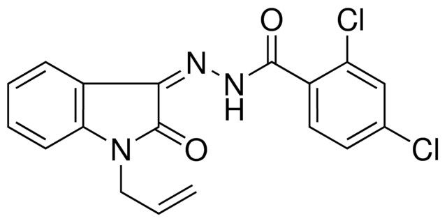 2,4-DICHLORO-BENZOIC ACID (1-ALLYL-2-OXO-1,2-DIHYDRO-INDOL-3-YLIDENE)-HYDRAZIDE