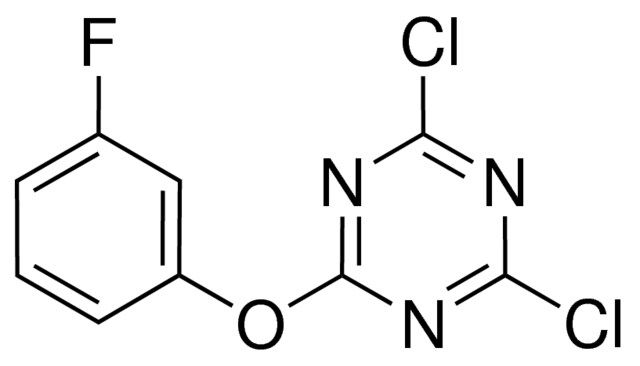 2,4-DICHLORO-6-(3-FLUOROPHENOXY)-1,3,5-TRIAZINE