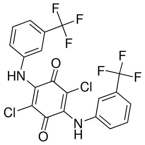 2,5-BIS(3-(TRIFLUOROMETHYL)ANILINO)-3,6-DICHLORO-1,4-BENZOQUINONE