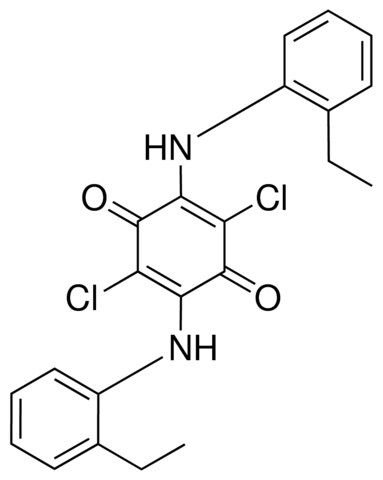 2,5-BIS(2-ETHYLANILINO)-3,6-DICHLORO-1,4-BENZOQUINONE