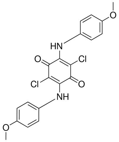 2,5-BIS(4-METHOXYANILINO)-3,6-DICHLORO-1,4-BENZOQUINONE