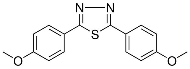 2,5-BIS(4-METHOXYPHENYL)-1,3,4-THIADIAZOLE