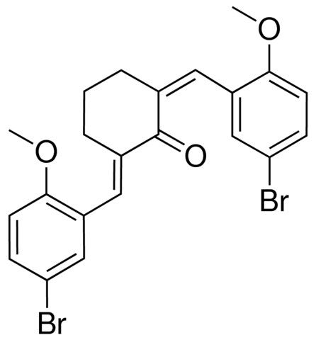 2,6-BIS(5-BROMO-2-METHOXYBENZYLIDENE)-1-CYCLOHEXANONE