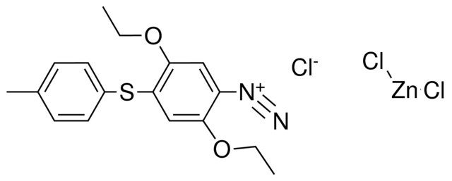 2,5-DIETHOXY-4-(P-TOLYLTHIO)-DIAZOBENZENE, ZINC CHLORIDE DOUBLE SALT