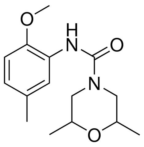 2,6-DIMETHYL-4-(N-(2-METHOXY-5-METHYLPHENYL)CARBAMOYL)MORPHOLINE