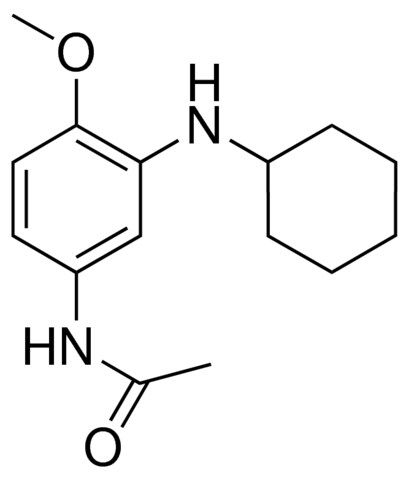 3'-(CYCLOHEXYLAMINO)-4'-METHOXYACETANILIDE