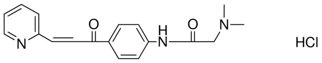 2-DIMETHYLAMINO-N-(4-(3-PYRIDIN-2-YL-ACRYLOYL)-PH)-ACETAMIDE, HYDROCHLORIDE