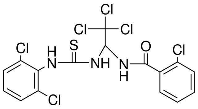 2-CL-N-(2,2,2-TRICHLORO-1-(3-(2,6-DICHLORO-PHENYL)-THIOUREIDO)-ETHYL)-BENZAMIDE