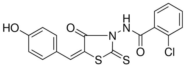 2-CL-N-(5-(4-HYDROXYBENZYLIDENE)-4-OXO-2-THIOXO-1,3-THIAZOLIDIN-3-YL)BENZAMIDE