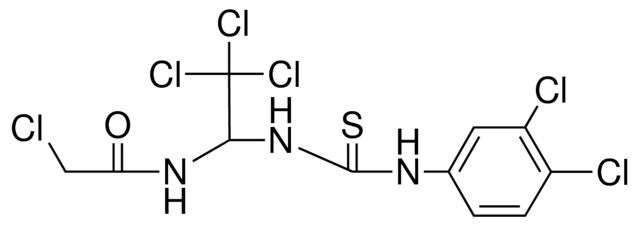 2-CL-N-(2,2,2-TRICHLORO-1-(3-(3,4-DICHLORO-PHENYL)-THIOUREIDO)-ETHYL)-ACETAMIDE