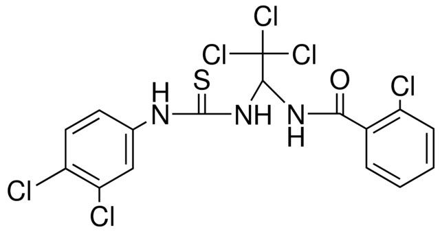 2-CL-N-(2,2,2-TRICHLORO-1-(3-(3,4-DICHLORO-PHENYL)-THIOUREIDO)-ETHYL)-BENZAMIDE