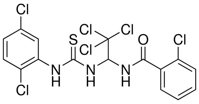 2-CL-N-(2,2,2-TRICHLORO-1-(3-(2,5-DICHLORO-PHENYL)-THIOUREIDO)-ETHYL)-BENZAMIDE