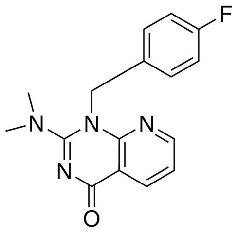 2-DIMETHYLAMINO-1-(4-FLUOROBENZYL)-4(1H)-PYRIDO(2,3-D)PYRIMIDINONE