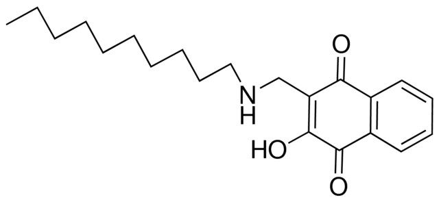 2-DECYLAMINOMETHYL-3-HYDROXY-1,4-NAPHTHOQUINONE