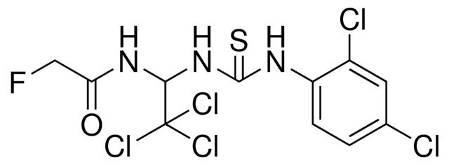 2-F-N-(2,2,2-TRICHLORO-1-[3-(2,4-DICHLORO-PHENYL)-THIOUREIDO]-ETHYL)-ACETAMIDE