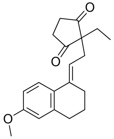 2-ethyl-2-[(2E)-2-(6-methoxy-3,4-dihydro-1(2H)-naphthalenylidene)ethyl]-1,3-cyclopentanedione