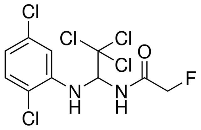 2-FLUORO-N-(2,2,2-TRICHLORO-1-(2,5-DICHLORO-PHENYLAMINO)-ETHYL)-ACETAMIDE