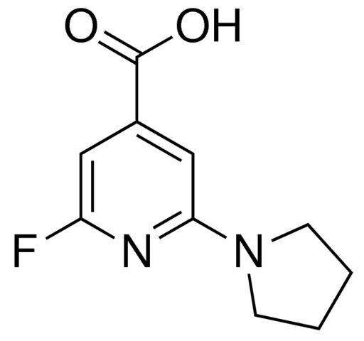 2-Fluoro-6-(pyrrolidin-1-yl)isonicotinic acid