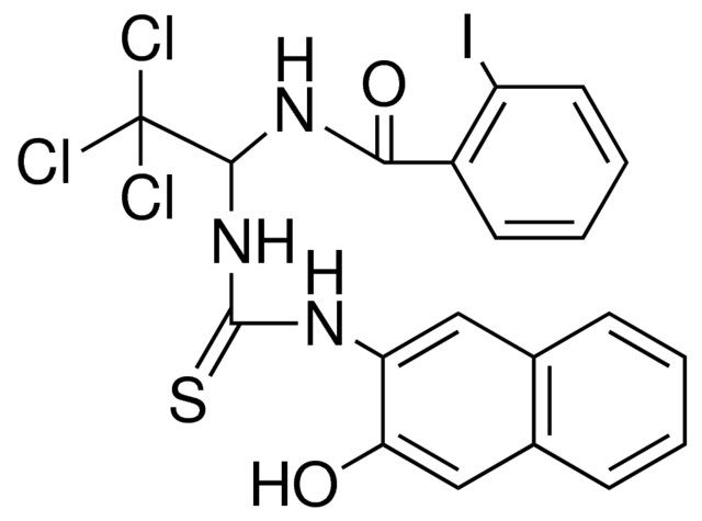 2-I-N-(2,2,2-TRICHLORO-1-(3-(3-HO-NAPHTHALEN-2-YL)-THIOUREIDO)-ETHYL)-BENZAMIDE