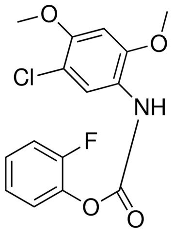 2-FLUOROPHENYL N-(5-CHLORO-2,4-DIMETHOXYPHENYL)CARBAMATE