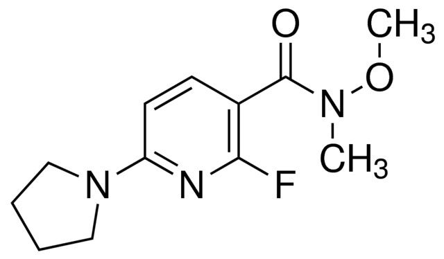 2-Fluoro-N-methoxy-N-methyl-6-(pyrrolidin-1-yl)nicotinamide