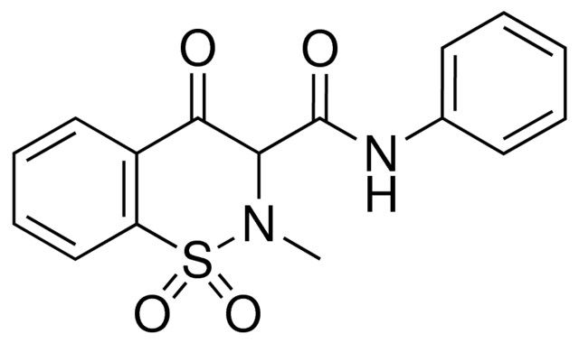 2-methyl-4-oxo-N-phenyl-3,4-dihydro-2H-1,2-benzothiazine-3-carboxamide 1,1-dioxide