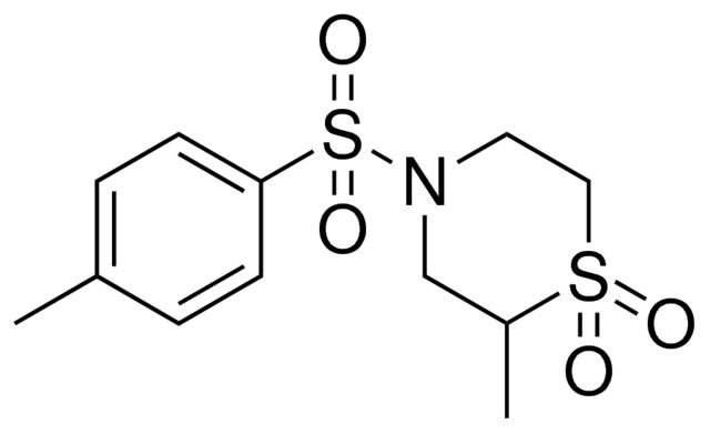 2-METHYL-4-(TOLUENE-4-SULFONYL)-THIOMORPHOLINE 1,1-DIOXIDE