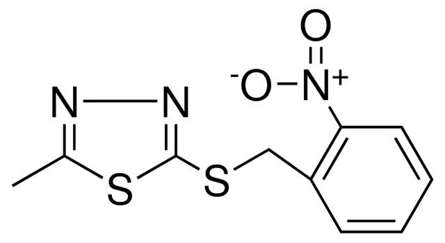 2-METHYL-5-(2-NITRO-BENZYLSULFANYL)-(1,3,4)THIADIAZOLE