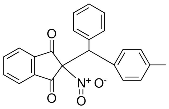 2-NITRO-2-(PHENYL-P-TOLYL-METHYL)-INDAN-1,3-DIONE