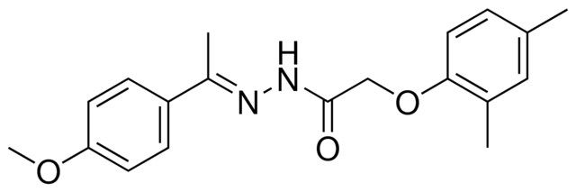 2-(2,4-DIMETHYL-PHENOXY)-ACETIC ACID (1-(4-METHOXY-PHENYL)-ETHYLIDENE)-HYDRAZIDE