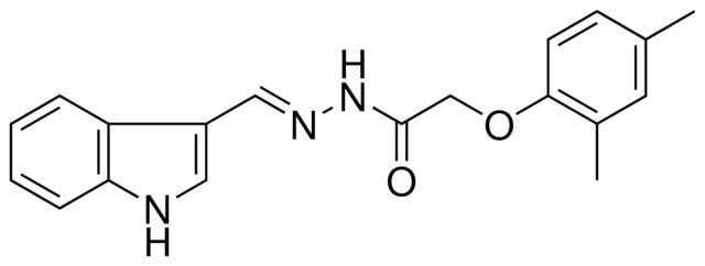 2-(2,4-DIMETHYL-PHENOXY)-ACETIC ACID (1H-INDOL-3-YLMETHYLENE)-HYDRAZIDE