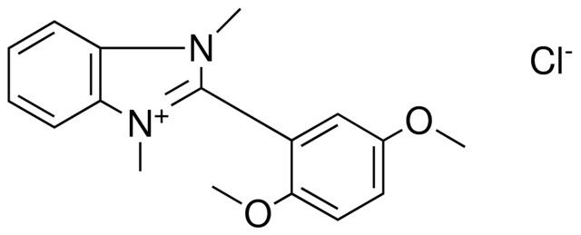 2-(2,5-DIMETHOXY-PHENYL)-1,3-DIMETHYL-3H-BENZOIMIDAZOL-1-IUM, CHLORIDE