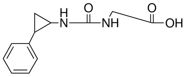 2-(3-(2-PHENYLCYCLOPROPYL)UREIDO)ACETIC ACID