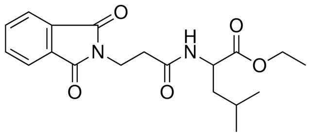 2-(3-(1,3-DIOXO-2H-ISOINDOL-2-YL)-PROPIONYLAMINO)-4-ME-PENTANOIC ACID ET ESTER