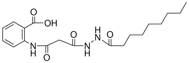 2-(3-(N'-NONANOYL-HYDRAZINO)-3-OXO-PROPIONYLAMINO)-BENZOIC ACID