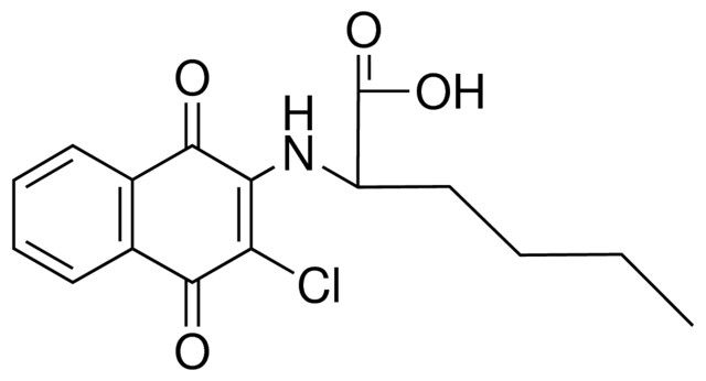 2-(3-CHLORO-1,4-DIOXO-1,4-DIHYDRO-NAPHTHALEN-2-YLAMINO)-HEXANOIC ACID