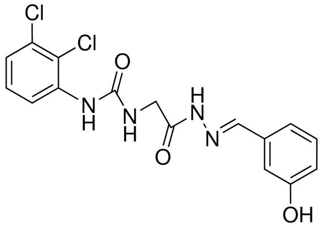 2-(3-(2,3-DICHLOROPHENYL)UREIDO)ACETIC (3-HYDROXYBENZYLIDENE)HYDRAZIDE