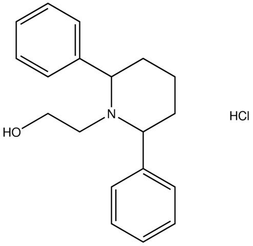 2-(2,6-diphenyl-1-piperidinyl)ethanol hydrochloride